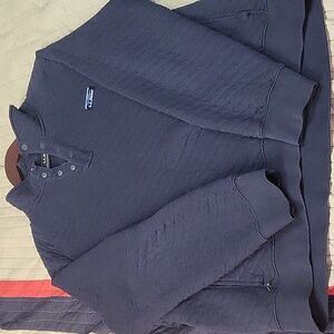 LL Bean Quarter Snap Up Sweatshirt Quilted